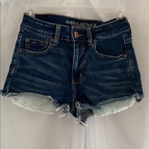 American Eagle Hi-Rise Shortie Jean Short